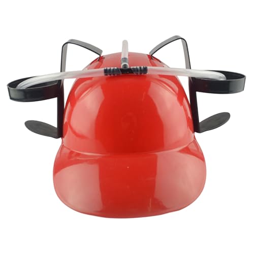 Bierhut Bierhut Trinken Hut Fun Drink Hut Safer Plastik -Trinkhelm mit Dose Hold und Stroh, lustiger Hut für Bier Soda Party Fußballspiele Neuheit Geschenk rot Bierhut Bierhut Trinken Hut Fun Drink Hut Safer Plastik -Trinkhelm mit Dose Hold und Stroh, lustiger Hut für Bier Soda Party Fußballspiele Neuheit Geschenk rot von Pineeseatile