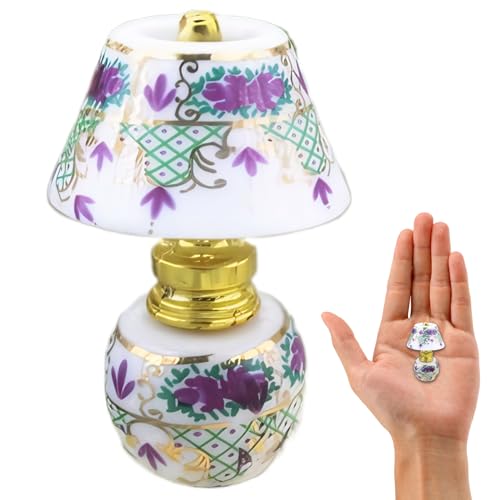 Dollhouse Lights, 1:12 Dollhouse Schreibtisch Miniaturlampe, Keramikbeleuchtungsmodell, süße Mini -Miniaturen, Elegantes Miniaturzubehör, Beleuchtung, Beleuchtung Dollhouse Lights, 1:12 Dollhouse Schreibtisch Miniaturlampe, Keramikbeleuchtungsmodell, süße Mini -Miniaturen, Elegantes Miniaturzubehör, Beleuchtung, Beleuchtung von Pineeseatile