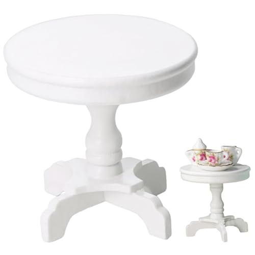 Dollhouse Tabelle 1:12 LIFELISCHE RUNDE MINIDELLE TABEL LEISTES DIY DULLS Haus FÜNDUNG MIT SEHSTAL HOLDENEN DULLHOUSE -Möbel für Dekor, Weiß, Miniatur Dollhouse Tabelle 1:12 LIFELISCHE RUNDE MINIDELLE TABEL LEISTES DIY DULLS Haus FÜNDUNG MIT SEHSTAL HOLDENEN DULLHOUSE -Möbel für Dekor, Weiß, Miniatur von Pineeseatile