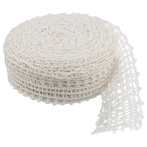 Fleischnetzbrötchen 164 Fuß elastische Größe 16 geräuchertes Fleisch Geflügel Schinken Netting Metzger Wein Rindfleisch für Küchenwurst Machen Kochen trocknen Grill, Rindfleisch von Pineeseatile