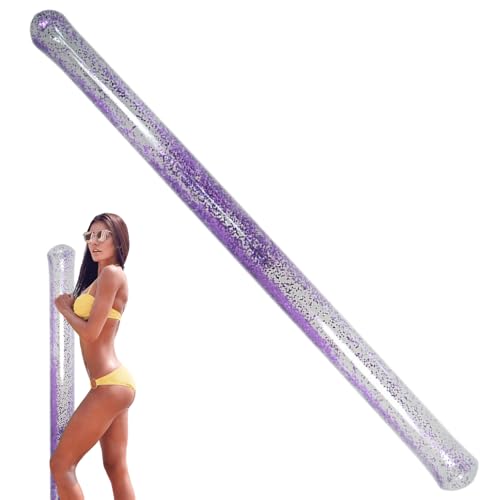 Foam -Nudeln, Poolnudeln, 58 Zoll sicheres PVC tragbares glattes aufblasbares Glitzer -Pool -Nudel zum Schwimmen, Strand, Schwimmen, Party, Lila Foam -Nudeln, Poolnudeln, 58 Zoll sicheres PVC tragbares glattes aufblasbares Glitzer -Pool -Nudel zum Schwimmen, Strand, Schwimmen, Party, Lila von Pineeseatile