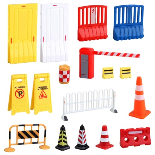 Mini -Stoppschild, Verkehrsschilder für Kinder, 17 Prozent/festgelegte Plastik -Mini -Stoppschild, frühe Bildungsstraßensperre für Jungen Mädchen Geschenke von Pineeseatile