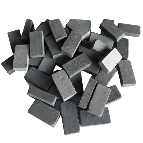 Mini Ziegel, 200pcs Dollhouse Miniaturziegel 1/16 Puppenhauszubehör Realistisches DIY Tiny Ziegelmodell für Mini -Gartenlandschaftszubehör, Miniature von Pineeseatile