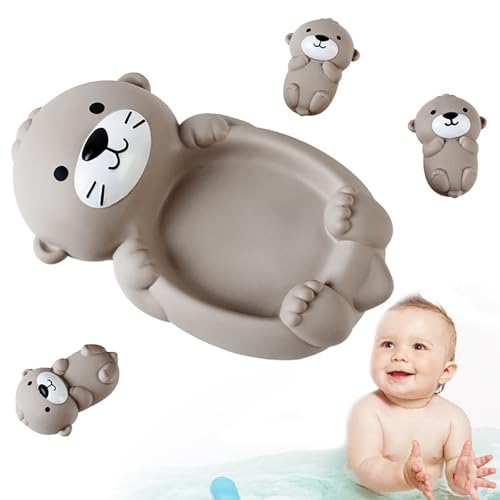 Pineeseatile 3pcs Otter Toy 1 Mutter Otter und 3 Baby nie von Pineeseatile
