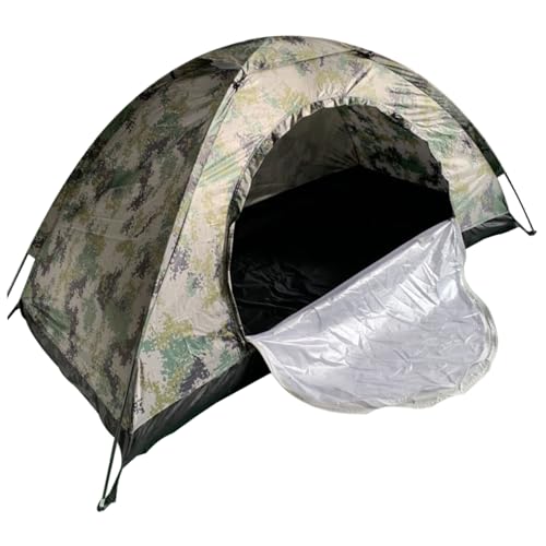 Pineeseatile EIN Mannzelt, Tarnzelt 79x39x39 Tragbares, leichte, belüftete wasserdichte One Man Beach Outdoor zum Wandercamping von Pineeseatile