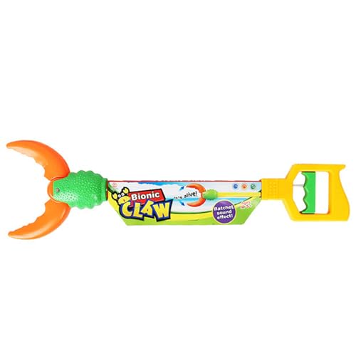 Pineeseatile Grabber Reacher-Werkzeug, Spielzeuggreiferkrallen für Kinder Ergonomische Roboterhand mit Griff-Bruchresistenten Roboterklaue Plastik-Reacher-Werkzeug für Spielzeug, Flasche, Müll von Pineeseatile