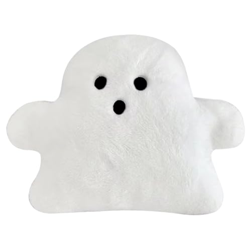 Pineeseatile Halloween -Kissen, 15, 8x19, 7 Zoll gefülltes Geisterkissen, süße Geisterplüsch, dekorative Halloween -Kissen für Sofa Bett Couch Party Outdoor Home Decor von Pineeseatile