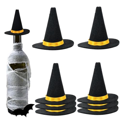 Pineeseatile Hexenhut, Mini Witch Hut, 8pcs 2, 8 x 2, 4 Zoll Filzkuchen -Topper, Weinflaschendekor für Partybevorzugt DIY Accessoires Handwerkshandwerk Pineeseatile Hexenhut, Mini Witch Hut, 8pcs 2, 8 x 2, 4 Zoll Filzkuchen -Topper, Weinflaschendekor für Partybevorzugt DIY Accessoires Handwerkshandwerk von Pineeseatile