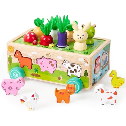 Pineeseatile Holzbaumtiere, Montessori Spielzeug Natrual Holzstammtiere Spaß & Bildung Tierspielzeug Geschenke für Kinder Geburtstag Pineeseatile Holzbaumtiere, Montessori Spielzeug Natrual Holzstammtiere Spaß & Bildung Tierspielzeug Geschenke für Kinder Geburtstag von Pineeseatile