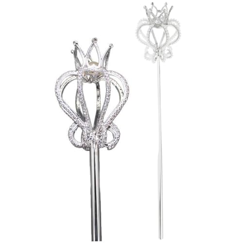 Pineeseatile Prinzessin Zauberstab, Feenstab, 20 Zoll Strasskrone Prinzessin Zauberstab für kleine Mädchen Halloween Party Fotografie Requisite Pineeseatile Prinzessin Zauberstab, Feenstab, 20 Zoll Strasskrone Prinzessin Zauberstab für kleine Mädchen Halloween Party Fotografie Requisite von Pineeseatile