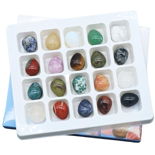 Pineeseatile Sorge Stones, 20 Prozent Kristalleier, Sorge Steine, polierte Steine für Klassenzimmer, Füllung, Party, Ostergeschenke Pineeseatile Sorge Stones, 20 Prozent Kristalleier, Sorge Steine, polierte Steine für Klassenzimmer, Füllung, Party, Ostergeschenke von Pineeseatile