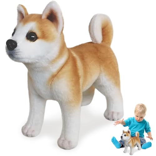 Plüschspielzeug für Hunde, Hundeplüsch, 9, 8 -Zoll -Simulation Welpenspielzeug, niedlicher und weicher stehender, gefüllter Hund, für Kinder Geburtstag, Weihnachten, Halloween, Heimatdekoration Plüschspielzeug für Hunde, Hundeplüsch, 9, 8 -Zoll -Simulation Welpenspielzeug, niedlicher und weicher stehender, gefüllter Hund, für Kinder Geburtstag, Weihnachten, Halloween, Heimatdekoration von Pineeseatile