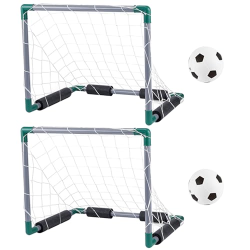 Pool-Fußball, Wasserfußball-Set Sommerkühlung Floating Pool Soccer umfasst 2 Tore, 2 Bälle und 1 interaktive Eltern-Kind-Spiele für Erwachsene und Familie von Pineeseatile