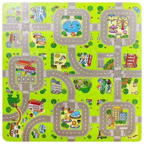 Spielenmatten für Boden, Puzzlematte, 9 Kacheln 12x12 Schaumstoff ineinandergreigend Spielenmatten für Boden, Puzzlematte, 9 Kacheln 12x12 Schaumstoff ineinandergreigend von Pineeseatile