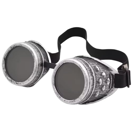 Steampunkgläser, Steampunk -Schutzbrille, Vintage -Brillen, einstellbare Dampfpunk -Brille für gotische Cosplay -Kostüme Steampunkgläser, Steampunk -Schutzbrille, Vintage -Brillen, einstellbare Dampfpunk -Brille für gotische Cosplay -Kostüme von Pineeseatile