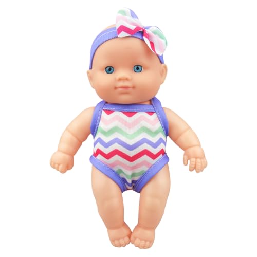 Wasser Babypuppe süße Simulation Bad Puppe 8, 5 x 3, 4 x 5, 3 Zoll Schwimmen Baby mit beweglicher Gelenk und Abnehmbarer Kleidung Vinyl Wasserspielzeug für Kinder, Style2, Schwimmen Wasser Babypuppe süße Simulation Bad Puppe 8, 5 x 3, 4 x 5, 3 Zoll Schwimmen Baby mit beweglicher Gelenk und Abnehmbarer Kleidung Vinyl Wasserspielzeug für Kinder, Style2, Schwimmen von Pineeseatile
