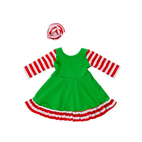 Weihnachten Themenpuppen Kleidung kreativer Weihnachtsgrün -Rock 18 Zoll Puppen Kleidung Accessoire Kinder Spielzeug Puppenkleid Outfit 1Set, Puppenzubehör Weihnachten Themenpuppen Kleidung kreativer Weihnachtsgrün -Rock 18 Zoll Puppen Kleidung Accessoire Kinder Spielzeug Puppenkleid Outfit 1Set, Puppenzubehör von Pineeseatile