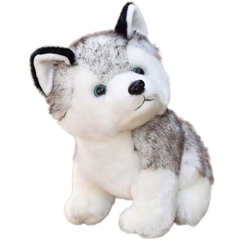 Welpen ausgestopfte Tier, Husky -Stofftier, 9, 8 Zoll realistisch entzückend Husky Plüsch, weicher Welpe für Kinder Heimatauto Geschenke Welpen ausgestopfte Tier, Husky -Stofftier, 9, 8 Zoll realistisch entzückend Husky Plüsch, weicher Welpe für Kinder Heimatauto Geschenke von Pineeseatile