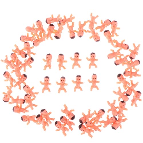 Winzige Babys, 60 Prozent Mini -Plastikbabys mit Haare 1, 4 Zoll Decdorative Safe Plastik Mini für Babypartyspiel Mardi Gras Party Gunst Winzige Babys, 60 Prozent Mini -Plastikbabys mit Haare 1, 4 Zoll Decdorative Safe Plastik Mini für Babypartyspiel Mardi Gras Party Gunst von Pineeseatile