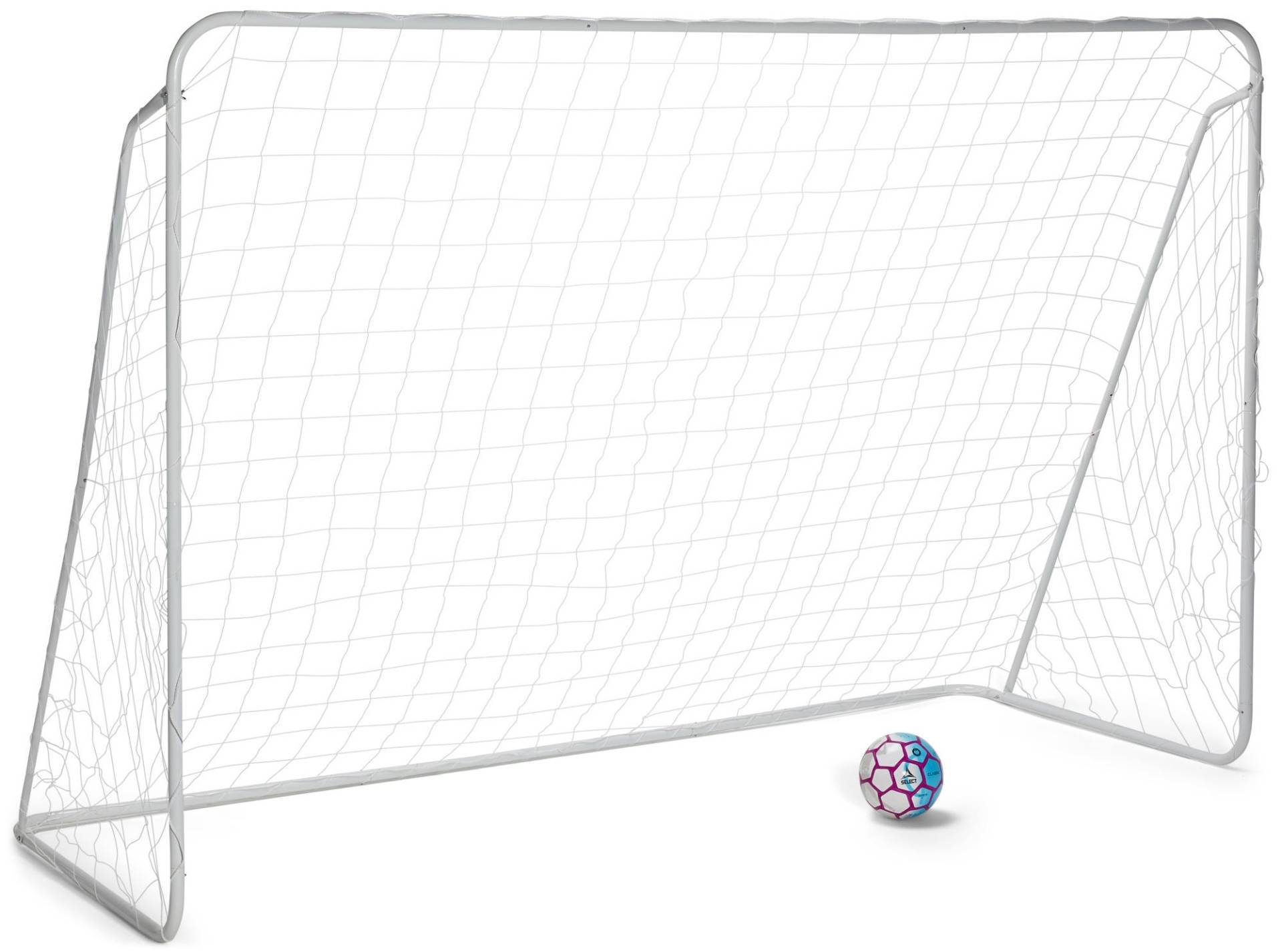 Pinepeak Fußballtor Groß, Weiß von Pinepeak
