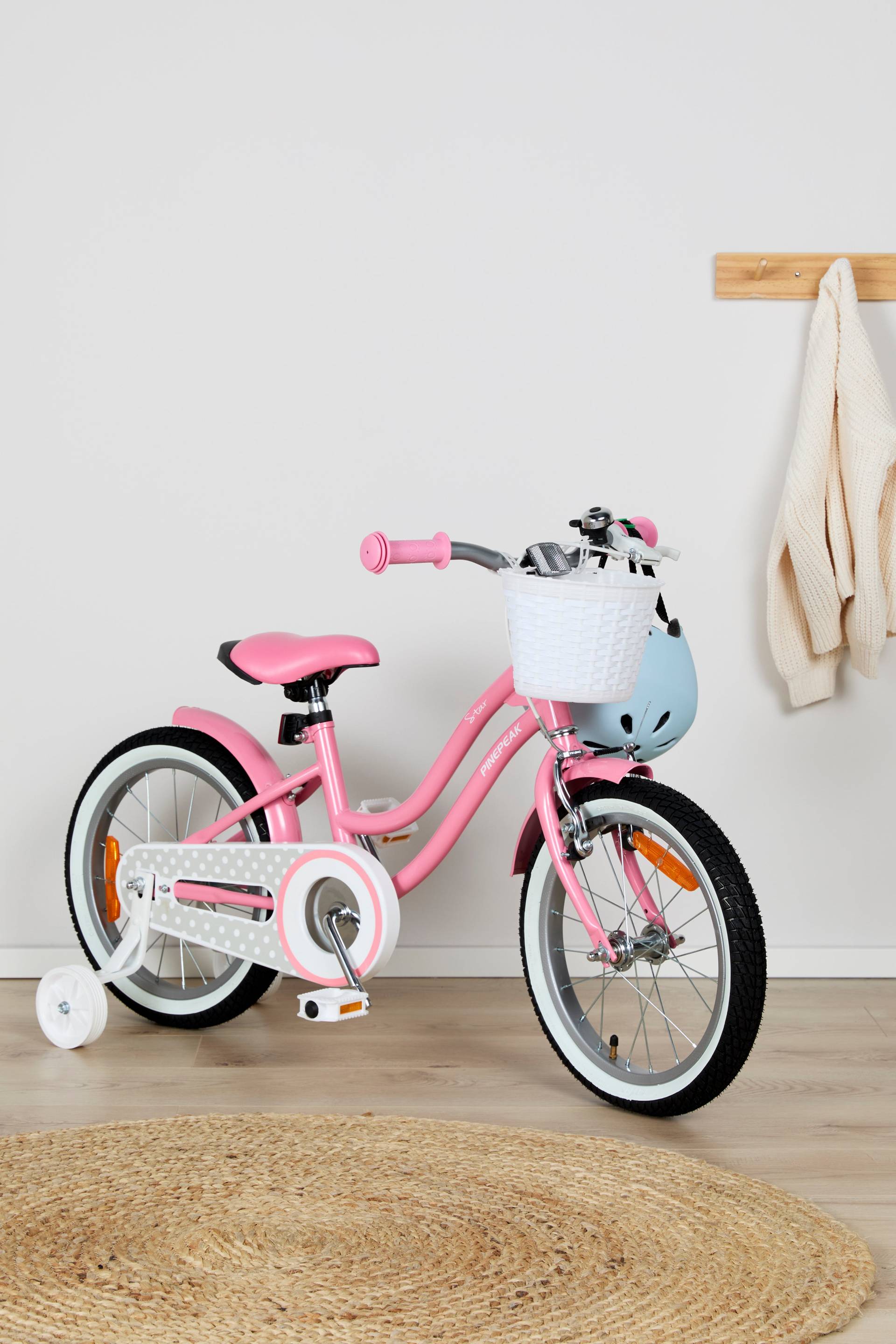 Pinepeak Kinderfahrrad 16 Zoll Tilda, Rosa Pinepeak Kinderfahrrad 16 Zoll Tilda, Rosa von Pinepeak