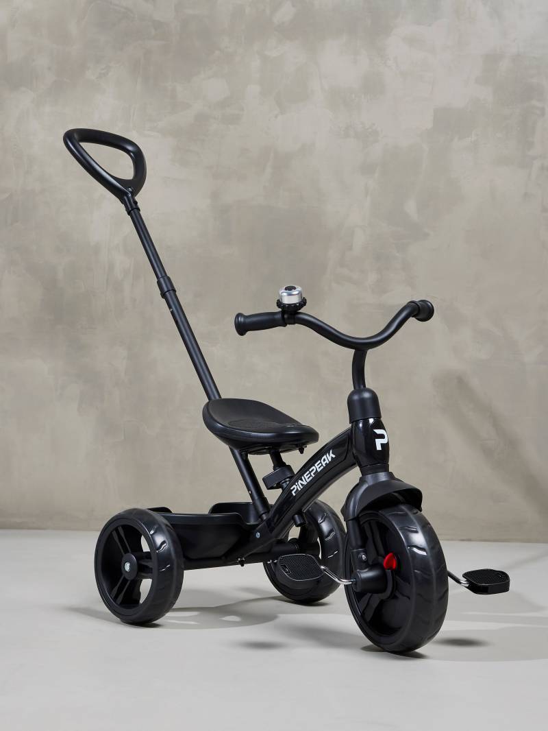 Pinepeak Mono Tri 2-in-1 Dreirad, Schwarz von Pinepeak