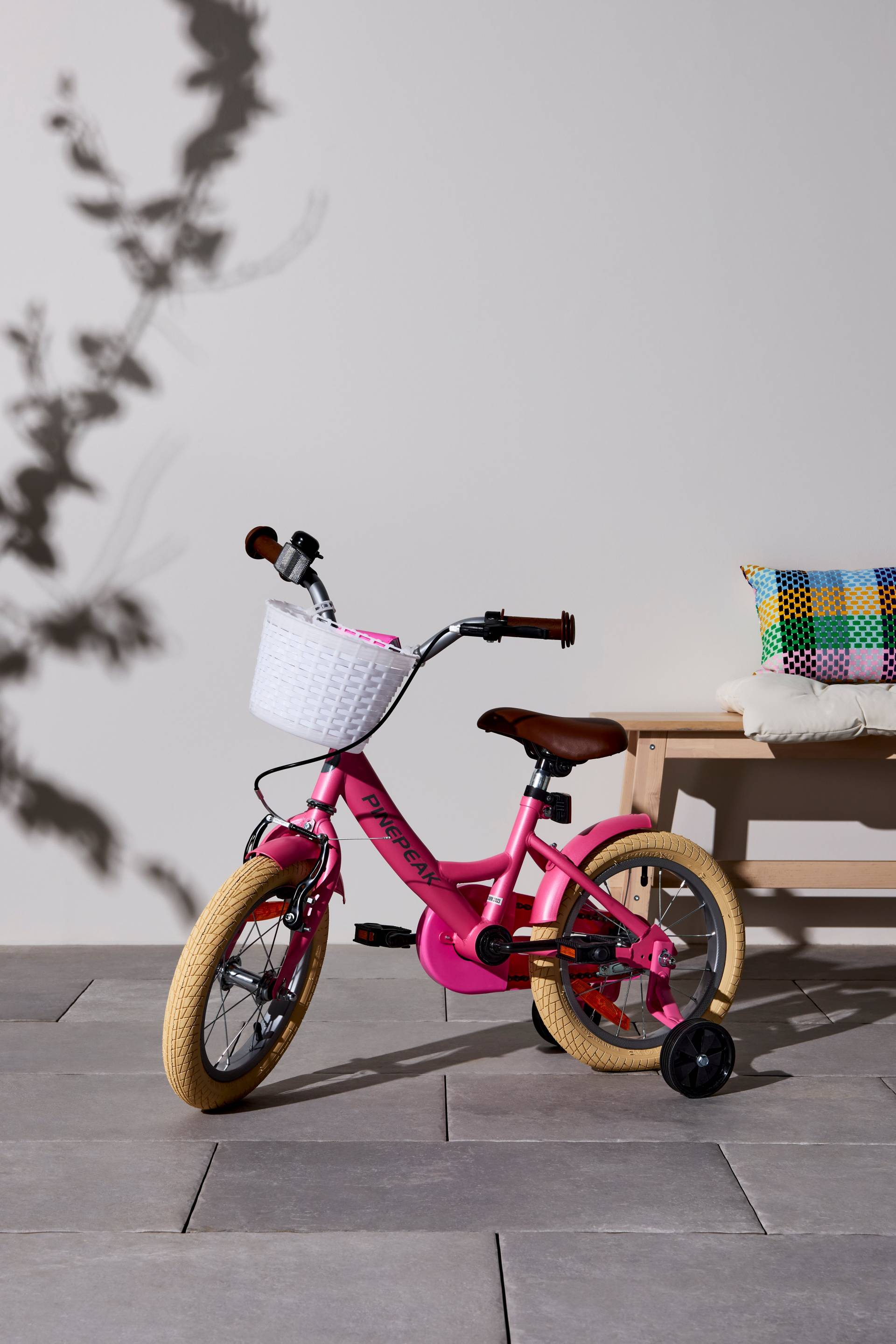 Pinepeak Retro City Kinderfahrrad 14 Zoll, Rosa Pinepeak Retro City Kinderfahrrad 14 Zoll, Rosa von Pinepeak