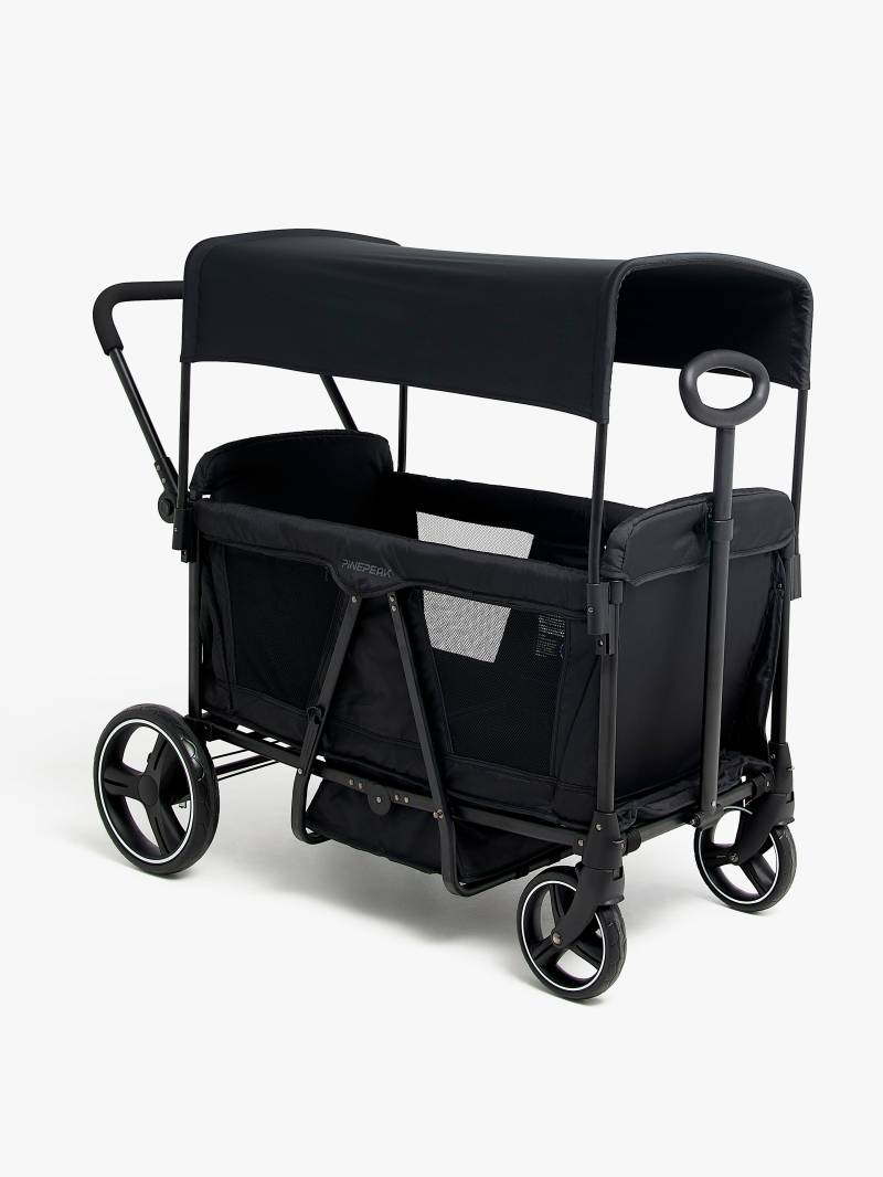 Pinepeak Seat X2 Bollerwagen, Schwarz von Pinepeak