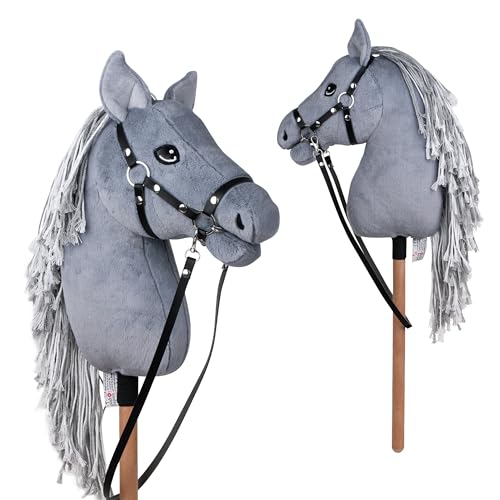 Pink Papaya Hobby Horse, mit Halfter und Trense Ronja, Steckenpferd fürs Hobby Horsing, Pferd zum Reiten für Kinder Pink Papaya Hobby Horse, mit Halfter und Trense Ronja, Steckenpferd fürs Hobby Horsing, Pferd zum Reiten für Kinder von Pink Papaya