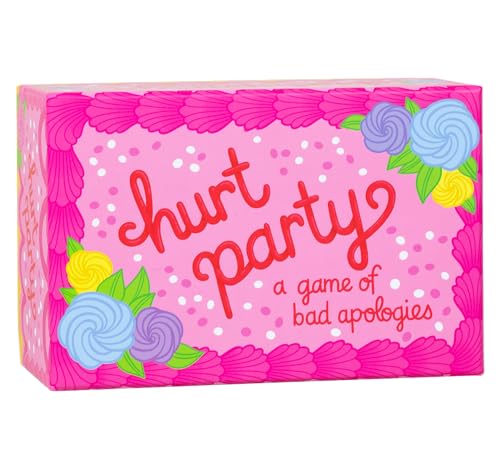 Pink Tiger Games Hurt Party - A Game of Bad Apologies - Lustiges Partyspiel für Erwachsene, Jugendliche und Familien - 500 Karten, 2-7 Spieler, ab 14 Jahren von Pink Tiger Games