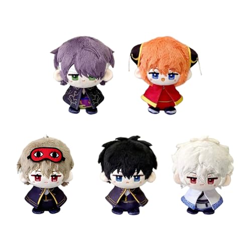 5PCS Sakata Gintoki Soft Figur Anime Kagura Anhänger - 12cm Hijikata Toushirou Soft Figur PP Cotton Okita Sougo Kissen Home Dekoration Geschenke 5PCS Sakata Gintoki Soft Figur Anime Kagura Anhänger - 12cm Hijikata Toushirou Soft Figur PP Cotton Okita Sougo Kissen Home Dekoration Geschenke von Pinloo