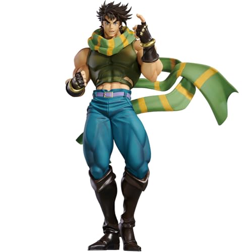 Anime Joseph Joestar Figur Joseph Joestar Action Figuren Cartoon Charakter Actionfigur PVC Modell Sammlung Desktop Dekoration Geschenke für Fans 22cm von Pinloo