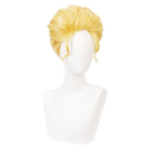 JJBA Kira Yoshikage Cosplay Kostüme Anzug mit Perücke Anime Kira Yoshikage Halloween Kostüme Killer Queen Comic Con Outfit Karneval Party Costume von Pinloo