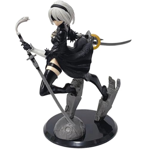 Pinloo Anime 2Byorha Figur 2Bautomata Actionfigur - 18cm No.2 Type B Artikel PVC 2Byorha Modell Statue Desktop Dekoration Geschenke für Fans Pinloo Anime 2Byorha Figur 2Bautomata Actionfigur - 18cm No.2 Type B Artikel PVC 2Byorha Modell Statue Desktop Dekoration Geschenke für Fans von Pinloo