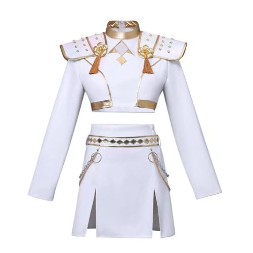 Pinloo Anime Rumi Cosplay Kostüm Anime Mira Uniform Anzug mit Perücke Zoey Halloween-Kostüme Zoey Cosplay Uniform Pinloo Anime Rumi Cosplay Kostüm Anime Mira Uniform Anzug mit Perücke Zoey Halloween-Kostüme Zoey Cosplay Uniform von Pinloo