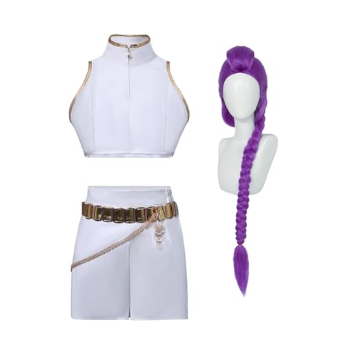 Pinloo Anime Rumi Cosplay Kostüm Anime Mira Uniform Anzug mit Perücke Zoey Halloween-Kostüme Zoey Cosplay Uniform Pinloo Anime Rumi Cosplay Kostüm Anime Mira Uniform Anzug mit Perücke Zoey Halloween-Kostüme Zoey Cosplay Uniform von Pinloo
