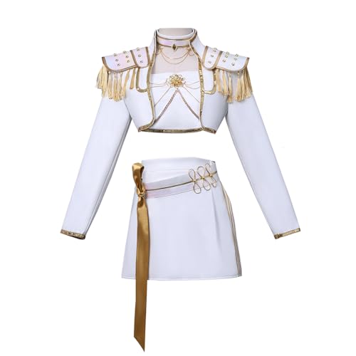 Pinloo Anime Rumi Cosplay Kostüm Anime Mira Uniform Anzug mit Perücke Zoey Halloween-Kostüme Zoey Cosplay Uniform Pinloo Anime Rumi Cosplay Kostüm Anime Mira Uniform Anzug mit Perücke Zoey Halloween-Kostüme Zoey Cosplay Uniform von Pinloo