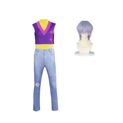 Pinloo Baby Saja Cosplay Uniform Mystery Baby Saja Kostüm Mystery Perücke Halloween Mystery Kostüme Comic Con Cosplay Costume (110-150) von Pinloo