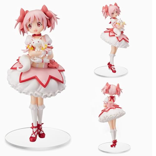 Pinloo KanameMadoka Figur Anime KanameMadoka Actionfigur - 17cm Kyuubey Figure PVC Modell Statue Sammlung Desktop Dekoration Geschenke für Fans Pinloo KanameMadoka Figur Anime KanameMadoka Actionfigur - 17cm Kyuubey Figure PVC Modell Statue Sammlung Desktop Dekoration Geschenke für Fans von Pinloo