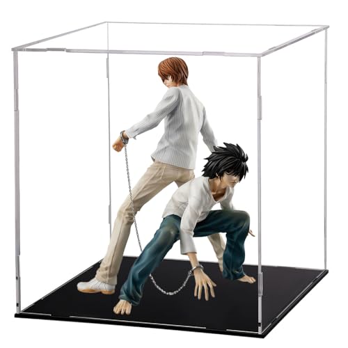 Pinloo Light Yagami Figur Anime L Figuren mit Acryl Vitrine 25 * 25 * 25cm PVC Modell L Merch Light Yagami Figurine Statue Geschenke für Fans Desktop Dekoration Pinloo Light Yagami Figur Anime L Figuren mit Acryl Vitrine 25 * 25 * 25cm PVC Modell L Merch Light Yagami Figurine Statue Geschenke für Fans Desktop Dekoration von Pinloo