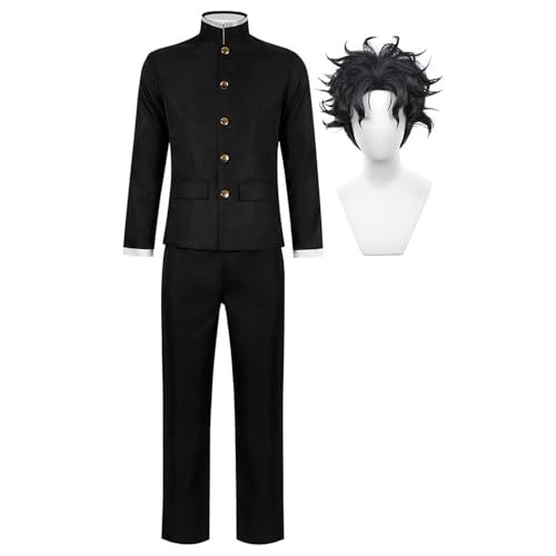 Pinloo Okarun Cosplay Kostüme Anzug mit Perücke Takakura Ken Cosplay Schuluniform Comic Con Anime Okarun Brille Karneval Party Takakura Ken Costume Pinloo Okarun Cosplay Kostüme Anzug mit Perücke Takakura Ken Cosplay Schuluniform Comic Con Anime Okarun Brille Karneval Party Takakura Ken Costume von Pinloo