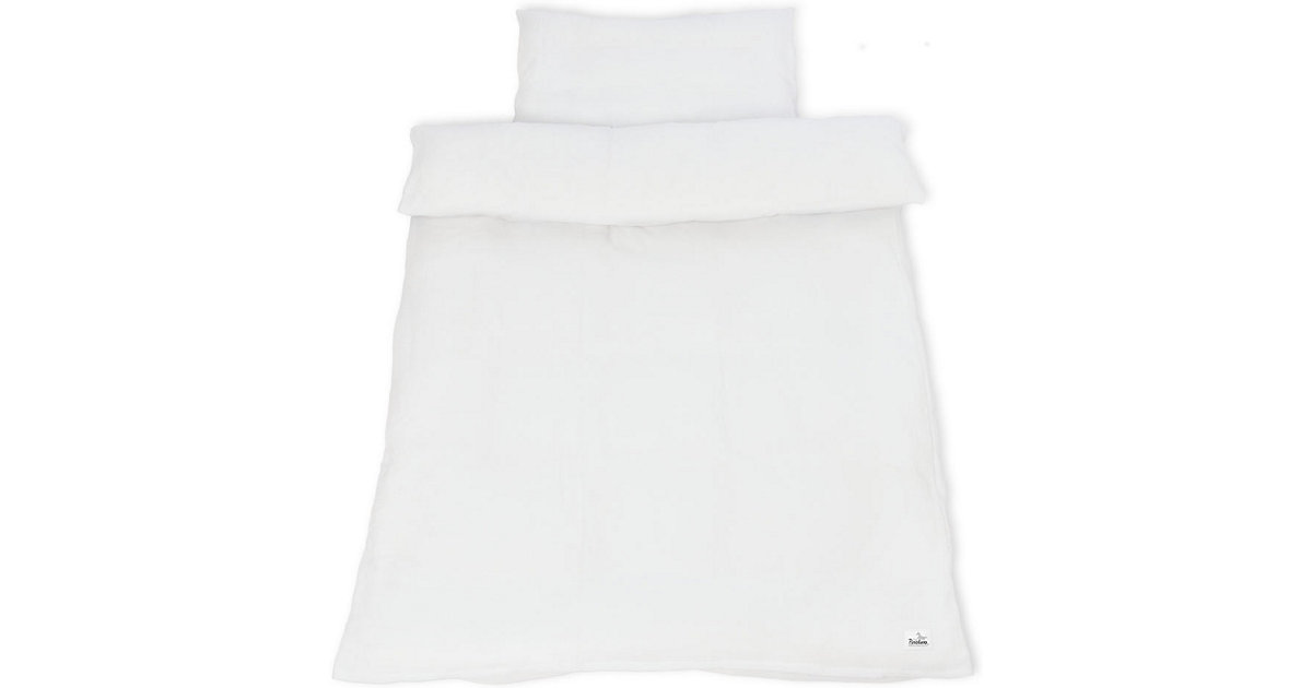 Kinderbettwäsche Musselin, 100 x 135 cm, weiß Gr. 100 x 135 + 40 x 60 Kinderbettwäsche Musselin, 100 x 135 cm, weiß Gr. 100 x 135 + 40 x 60 von Pinolino