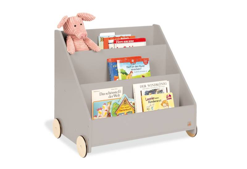 Kinderbücherregal mit Rollen Lasse, weiß, Pinolino von Pinolino