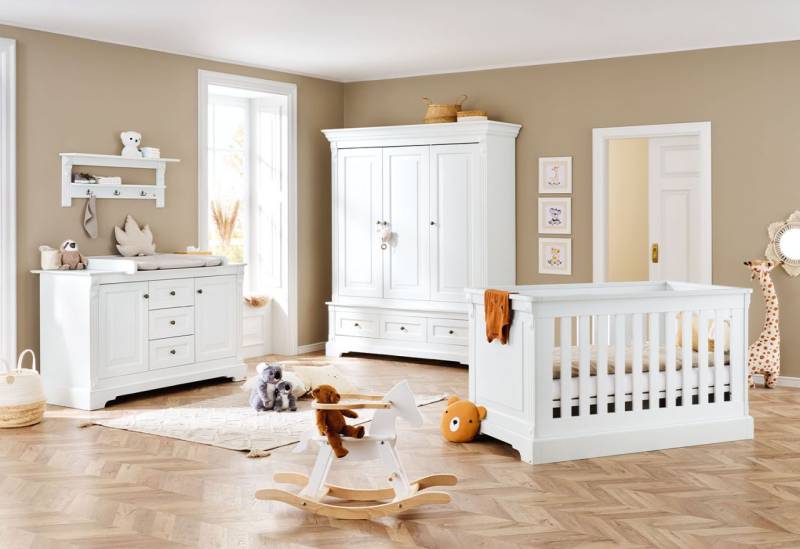 Kinderzimmer-Set Emilia extrabreit groß inkl. Wandregal, 4-tlg., Pinolino von Pinolino