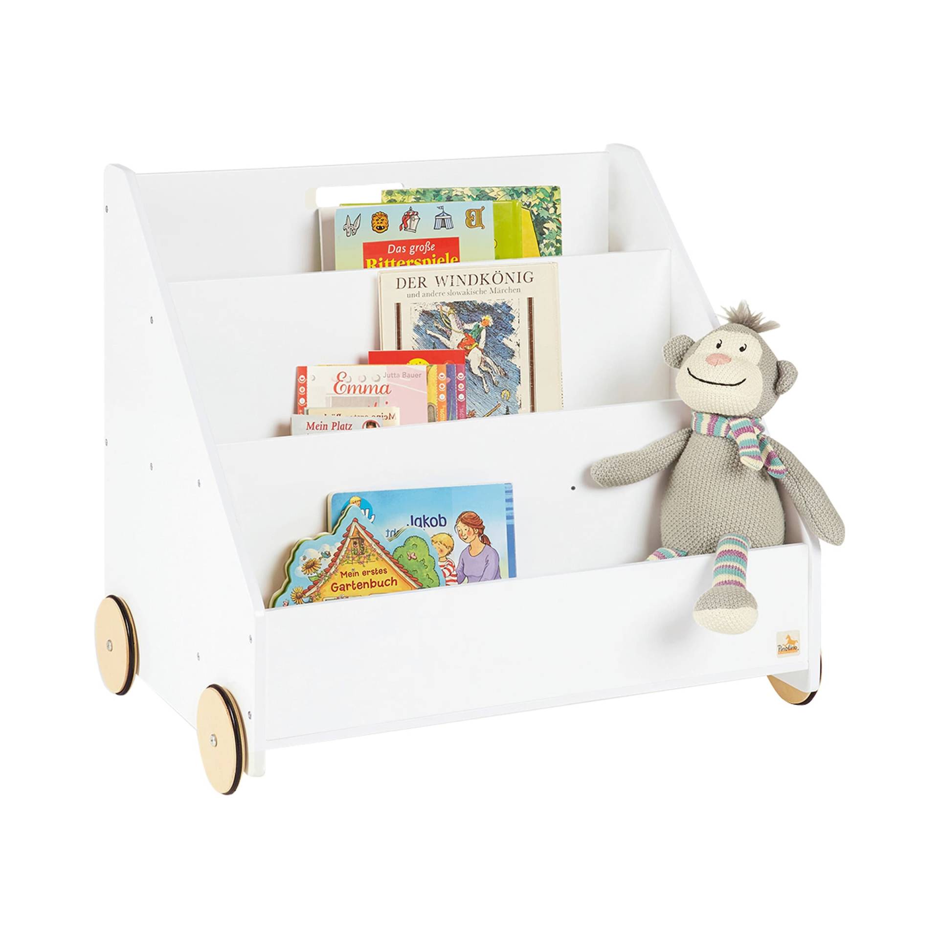 Pinolino Bücherregal Lasse mit Rollen von Pinolino