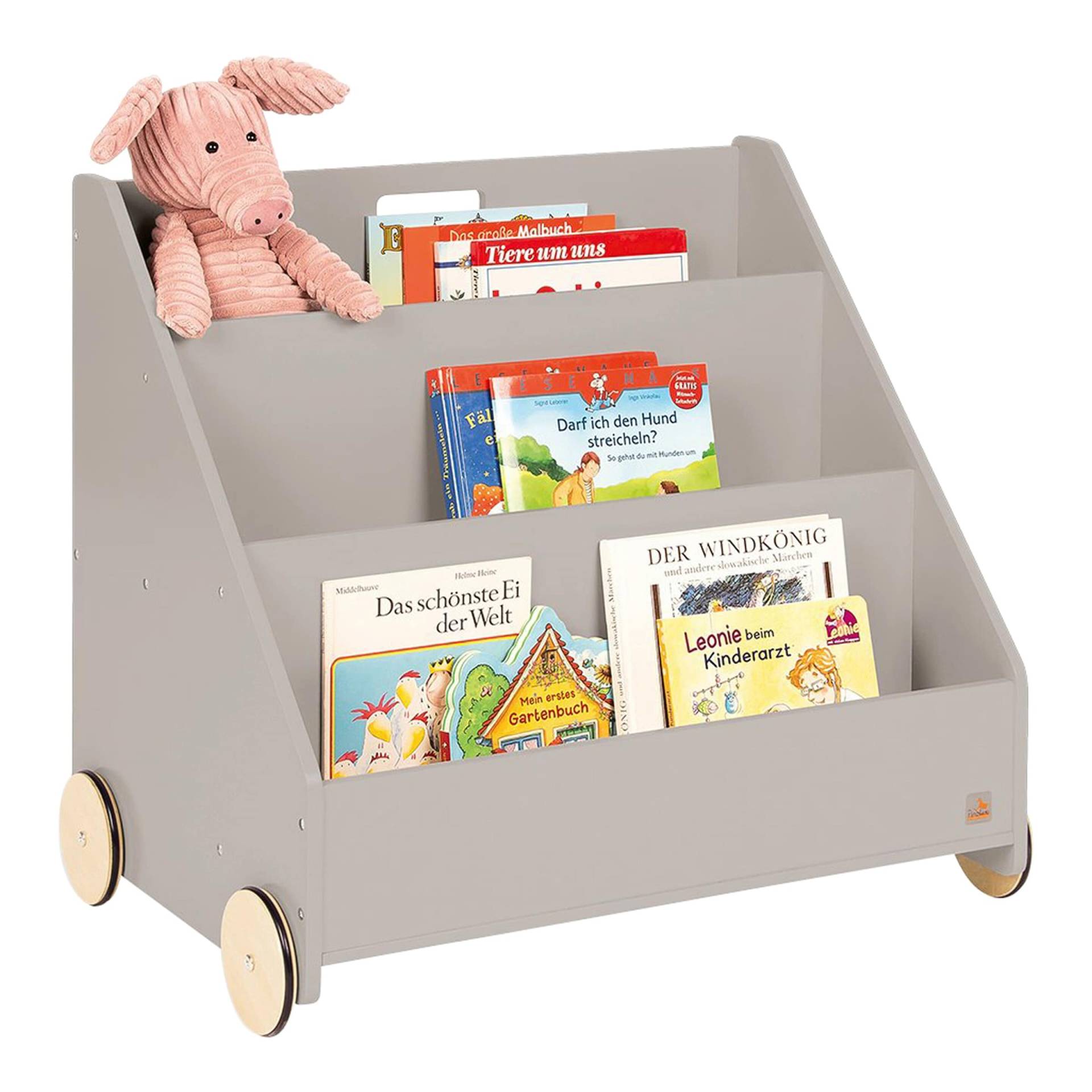 Pinolino Bücherregal Lasse mit Rollen von Pinolino