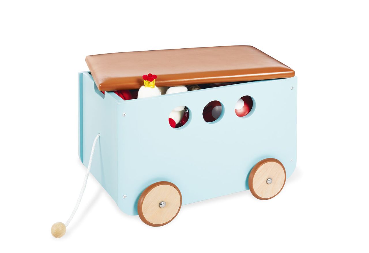 Spielzeugkiste mit Rollen Jim, mint, Pinolino Spielzeugkiste mit Rollen Jim, mint, Pinolino von Pinolino