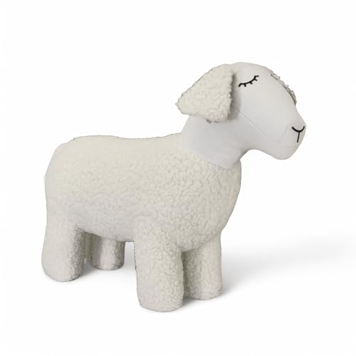 Pintado & Lacado Handgemachtes Häkeltier Schaf – Kuscheltier aus Baumwolle – 49 cm – Zertifiziertes Plüschtier – Weiches Stofftier für Kinder – Geschenk für Babys & Kleinkinder von Pintado & Lacado