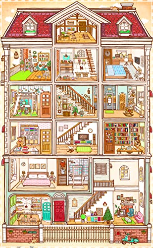 Pintoo - H1643 - SWEET HOME - 1000 Piece Plastic Puzzle by Pintoo von Pintoo