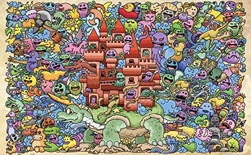 Pintoo - H1672 - Mystical Castle - 1000 Teile Kunststoffpuzzle von Pintoo